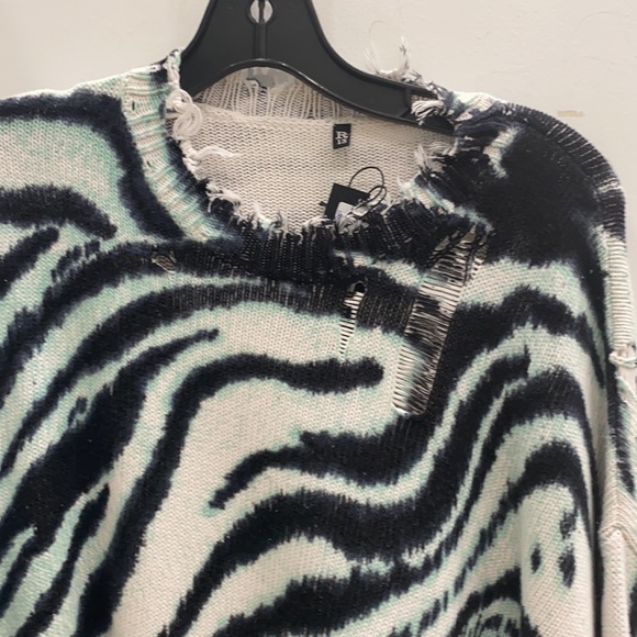 R13 Sweaters R3 Zebra Sweater Nwt Poshmark
